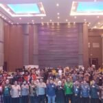 Pemkot Makassar bersama Forum Buruh se-Kota Makassar di Hotel Four Points by Sheraton, Senin (4/5/2026).