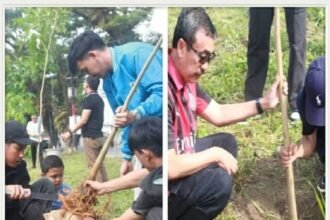 Tanam hari ini, hijaukan masa depan. Pemuda Biringkanaya bergerak untuk bumi yang lebih baik.