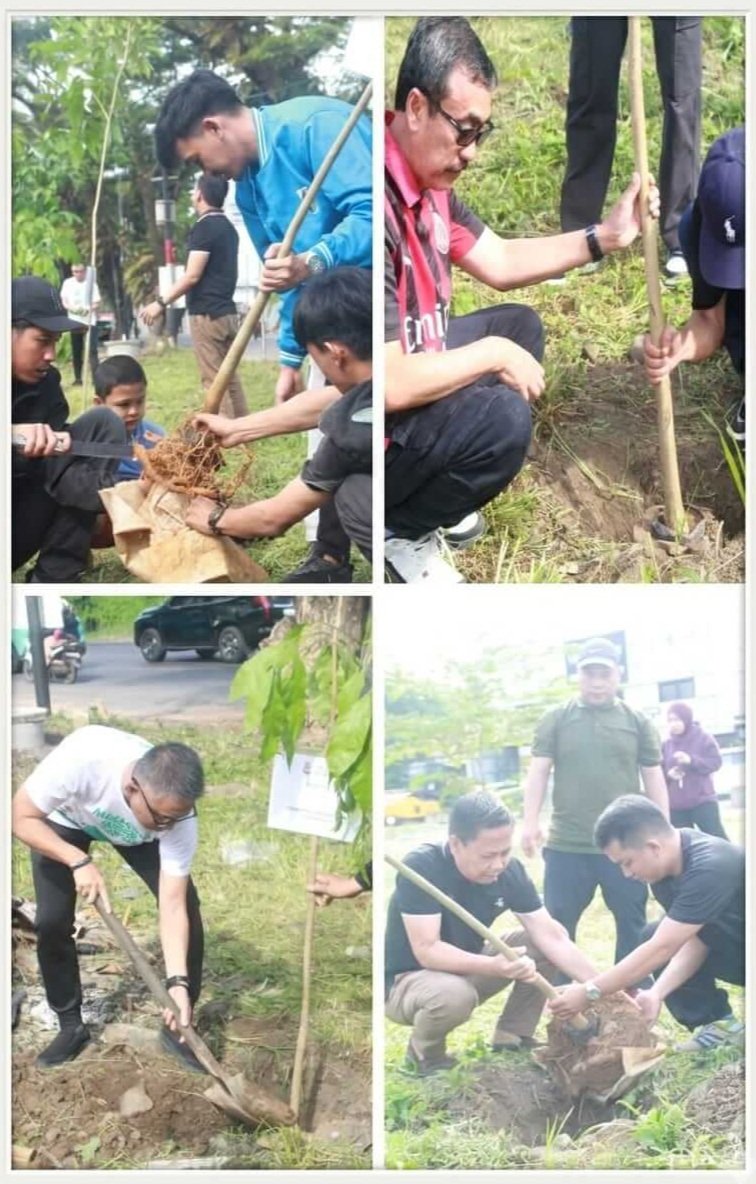 Tanam hari ini, hijaukan masa depan. Pemuda Biringkanaya bergerak untuk bumi yang lebih baik.