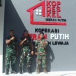Dandim 1419/Enrekang bersama Kasi Ops Kasrem 141/Toddopuli meninjau progres pembangunan Koperasi Desa/Kelurahan Merah Putih di Kelurahan Lewaja, Kabupaten Enrekang.