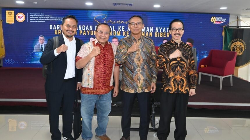 Seminar nasional keamanan siber di UI Salemba dorong percepatan pengesahan RUU KKS demi memperkuat kedaulatan digital Indonesia.