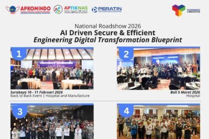Roadshow nasional “AI Driven Secure & Efficient 2026” sukses digelar di 6 kota dan siap lanjut mendorong transformasi digital sektor kesehatan serta industri berbasis AI di Indonesia. 🚀💻 #TransformasiDigital #CyberSecurity #AIIndonesia