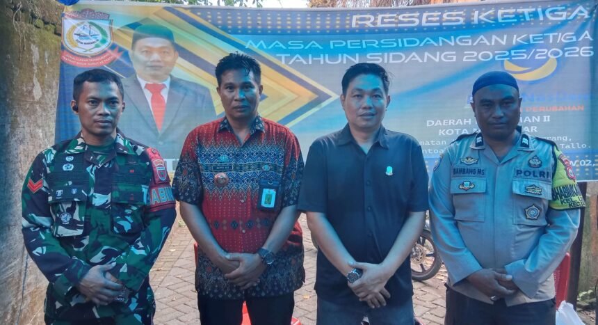 Anggota DPRD Kota Makassar dari Fraksi NasDem melakukan Reses Ketiga Masa Persidangan Ketiga Tahun Sidang 2025/2026 Titik 5 di Jalan Tinumbu Lorong II, RT 001/RW 002, Kelurahan Lembo, Jumat (22/5/2026).