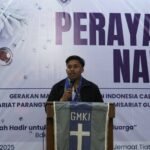 Vicky Ridho saat menyampaikan sikap GMKI terkait dugaan ketidaktransparanan Seleksi Paskibraka Sulsel 2026. GMKI mendesak evaluasi menyeluruh demi menjaga integritas dan keadilan proses seleksi.