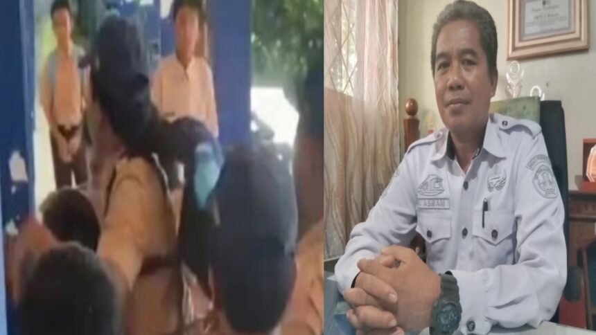 Kepala SMPN 35 Makassar, H. Asran, S.Pd., M.Pd., menjelaskan kronologi video viral dugaan perundungan siswa. Sekolah menyebut insiden terjadi di luar jam pelajaran dan telah dimediasi bersama orang tua, Rabu (10/6/2026).