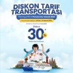 Nikmati diskon tiket kapal PELNI hingga 30% untuk seluruh trayek kelas ekonomi. Berlaku untuk pembelian mulai 6 Juni 2026 dengan keberangkatan 20 Juni–15 Agustus 2026. Jangan sampai kehabisan kuota!