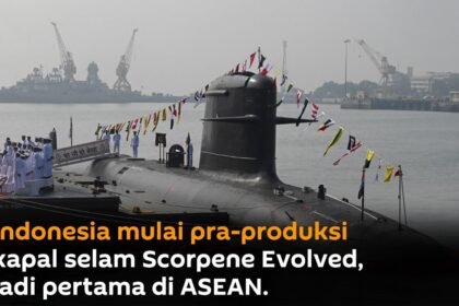 Indonesia mulai pra-produksi kapal selam scorpene evolved. (Sputnik/ho/mp)