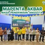 Pemuda Katolik Komisariat Cabang Kota Makassar resmi menggelar MAPENTA Akbar 2026 di Universitas Atma Jaya Makassar, Sabtu (11/7/2026). Kegiatan bertema "Ad Maiora Natus Sum" ini menjadi langkah awal mencetak kader muda yang berkarakter, berjiwa kebangsaan, serta siap mengabdi bagi gereja, masyarakat, dan Indonesia.
