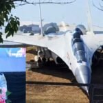 Pesawat tempur Sukhoi Su-30 MK2 TNI AU mengalami kendala sistem pengereman saat menjalani rangkaian test flight di Bandara Sultan Hasanuddin, Makassar, Senin (24/8/2026). Kepala Dinas Penerangan Angkatan Udara (Kadispenau) Marsma TNI I Nyoman Suadnyana.