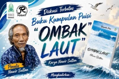 Diskusi Buku Puisi “Ombak Laut” di Rumah Puisi Arya STR. (Ist.)