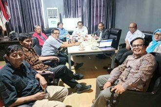 SMSI kukuhkan Pokja (Kelompok Kerja) News Room Jaga Desa untuk lima provinsi di Hall Gedung Dewan Pers, Jakarta, Kamis (27/8/2026).