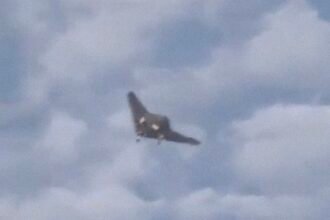 Drone siluman GJ-21 China, (29/8/2026). (sputnik/ho/mediapesancom)