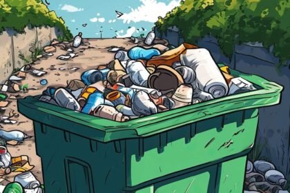 Ilustrasi: Penampakan sampah. (dok. mediapesancom)