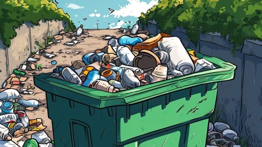 Ilustrasi: Penampakan sampah. (dok. mediapesancom)
