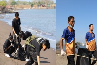 Poltekpar Makassar menggelar gerakan bersih di empat pantai, (14/9/2026).