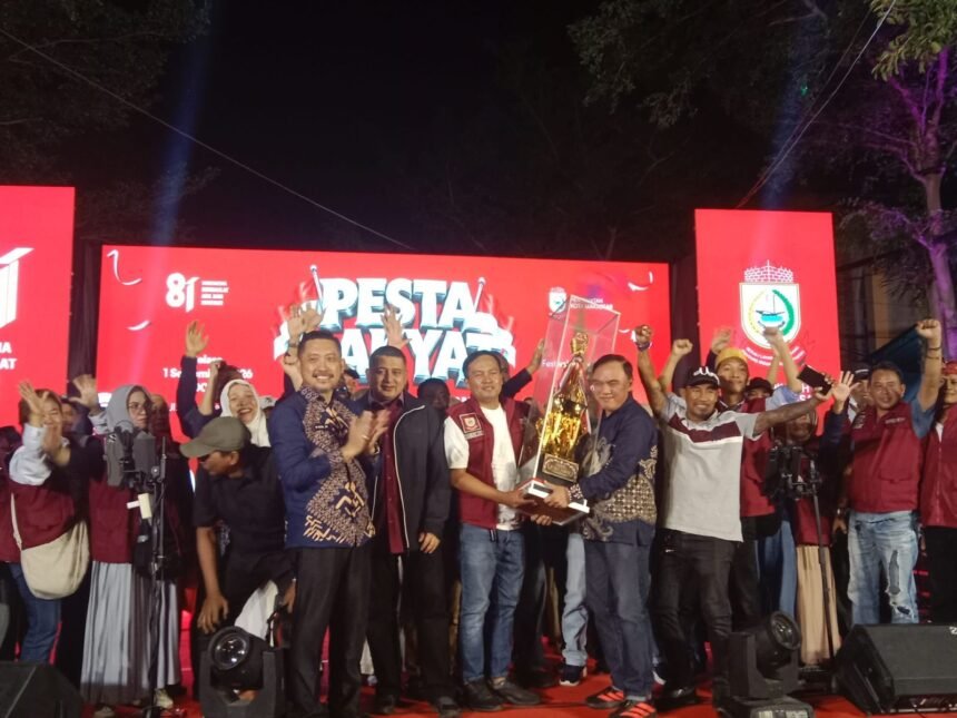 Pesta rakyat Kecamatan Mamajang Kota Makassar, Selasa (1/9/2026).