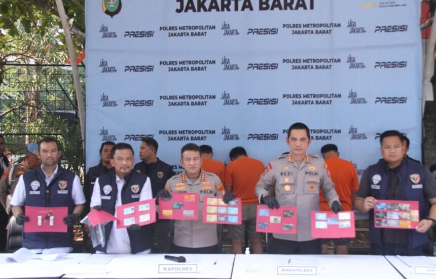 Satuan Reserse Kriminal Polres Metro Jakarta Barat membongkar sindikat pencurian dengan modus ganjal kartu ATM.