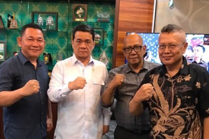 Wakil Menteri Desa (Wamendes) Ir. Riza Patria menerima Ketua Yayasan Suku Pakpak Nusantara Farel Edward Lingga dan didampingi Tansa Trisna Madjid dan Manting dalam pertemuan di Jakarta, Senin (7/9/2026).