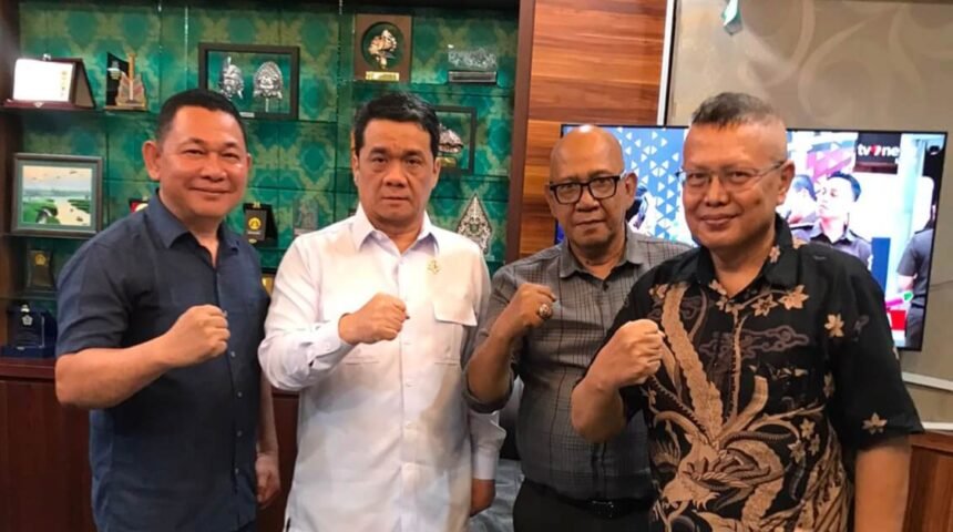 Wakil Menteri Desa (Wamendes) Ir. Riza Patria menerima Ketua Yayasan Suku Pakpak Nusantara Farel Edward Lingga dan didampingi Tansa Trisna Madjid dan Manting dalam pertemuan di Jakarta, Senin (7/9/2026).