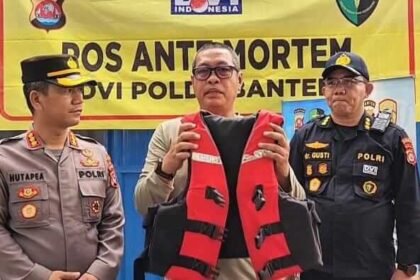 Polda Banten terus melakukan proses antemortem untuk mendukung identifikasi korban dalam operasi pencarian rombongan kapal Arupadatu 1 yang hilang kontak di perairan Selat Sunda.