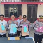 Konferensi pers Polresta Gowa mengungkap kasus dugaan penipuan dan penggelapan kendaraan rental yang melibatkan 19 unit mobil, Rabu (16/9/2026).