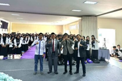 Masa Ta'aruf Mahasiswa (MASTA) UNIMEN Tahun Akademik 2026/2027 di Aula Kampus I UNIMEN, Enrekang, Rabu (23/9/2026).
