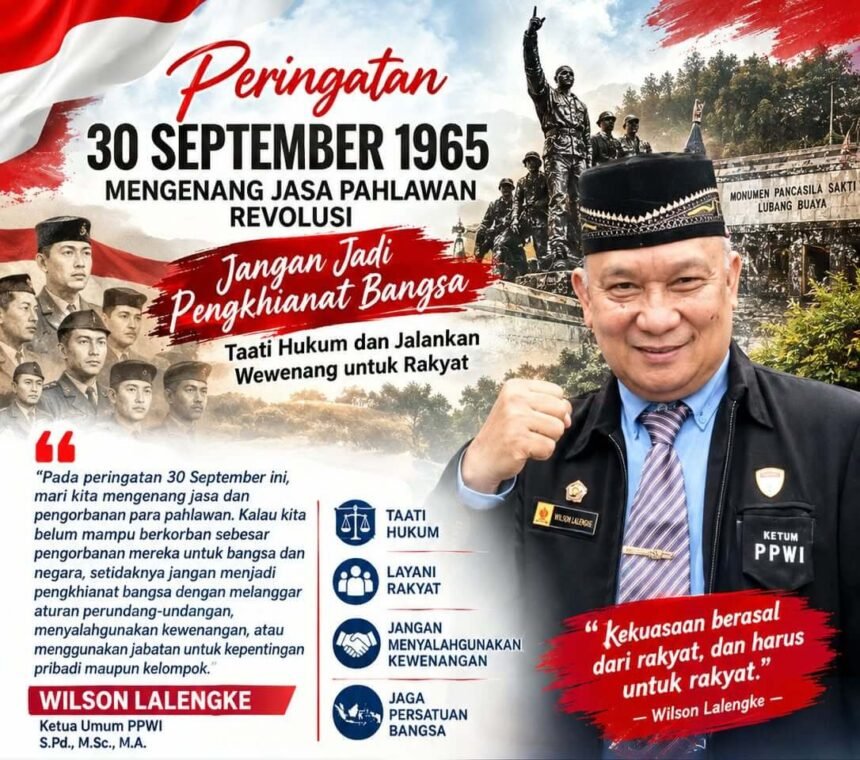 Ketua Umum Persatuan Pewarta Warga Indonesia (PPWI) Wilson Lalengke.