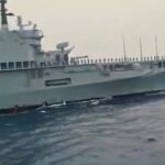 Kapal induk Italia ITS Giuseppe Garibaldi (C551) telah memasuki perairan Indonesia pada Kamis (17/9/2026). (ft/ss/kerisreborn/fb/ho)