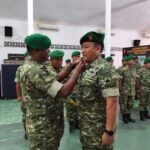 Kodim 0728/Wonogiri menggelar kenaikan pangkat periode 1 Oktober 2026 dalam upacara di halaman Makodim 0728/Wonogiri, Kamis (1/10/2026). (ft/ak/ho)