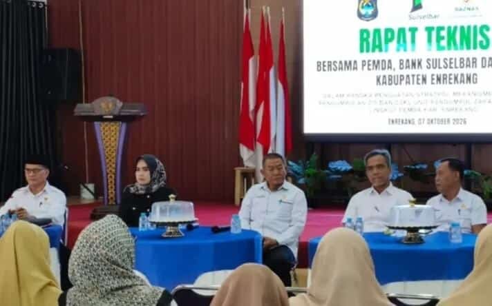 Penguatan peran Unit Pengumpul Zakat (UPZ) di lingkungan organisasi perangkat daerah (OPD) digelar di Rumah Jabatan Bupati Enrekang, Rabu (7/10/2026). (ft/ho)