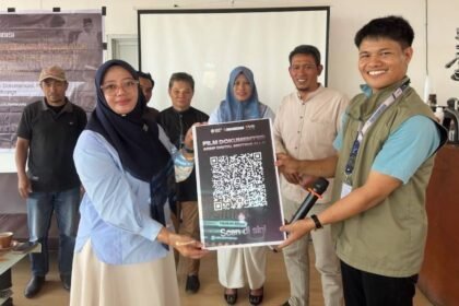 Kegiatan pelestarian sejarah Benteng Alla’ di Villa Lasharan Garden, Kecamatan Alla’, Enrekang, Sabtu (10/10/2026) melalui pameran dokumentasi, pemutaran film dokumenter dan diskusi budaya. (ft/ho)